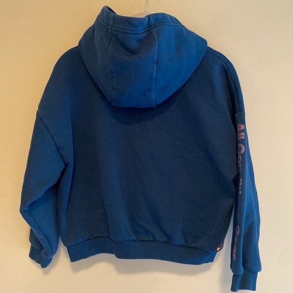Nike ACG All Conditions Gear Icon Hoodie Sweatshirt Valerian Blue Total Orange M - Picture 5 of 10